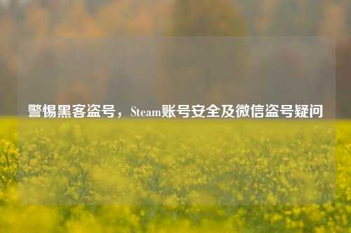 警惕黑客盗号,Steam账号安全及微信盗号疑问