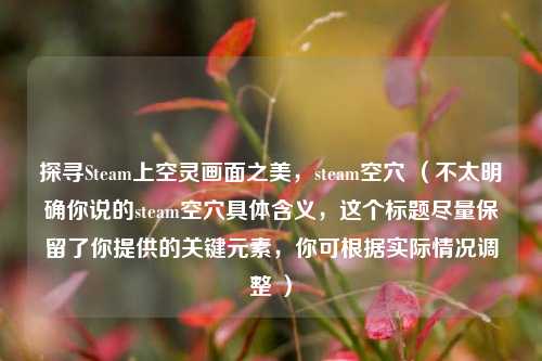探寻Steam上空灵画面之美，steam空穴 （不太明确你说的steam空穴具体含义，这个标题尽量保留了你提供的关键元素，你可根据实际情况调整 ）