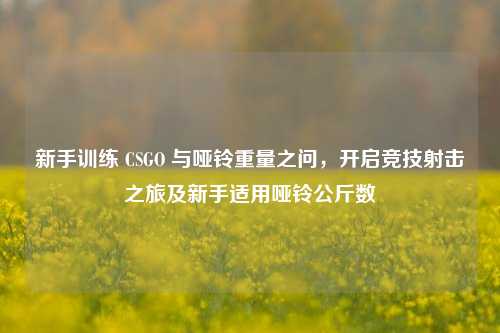 新手训练 CSGO 与哑铃重量之问，开启竞技射击之旅及新手适用哑铃公斤数