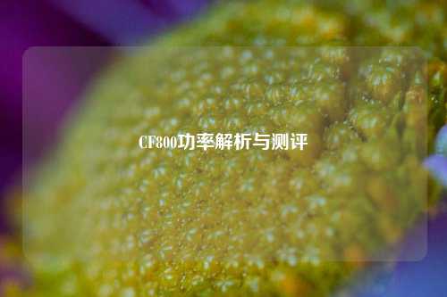 CF800功率解析与测评