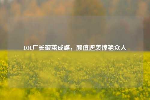 LOL厂长破茧成蝶，颜值逆袭惊艳众人