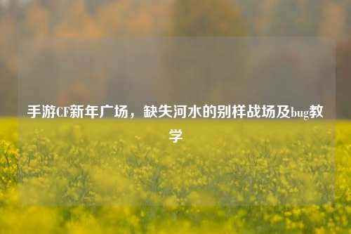 手游CF新年广场,缺失河水的别样战场及bug教学