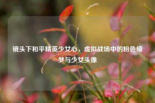 镜头下和平精英少女心，虚拟战场中的粉色绮梦与少女头像