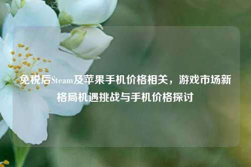 免税后Steam及苹果手机价格相关，游戏市场新格局机遇挑战与手机价格探讨