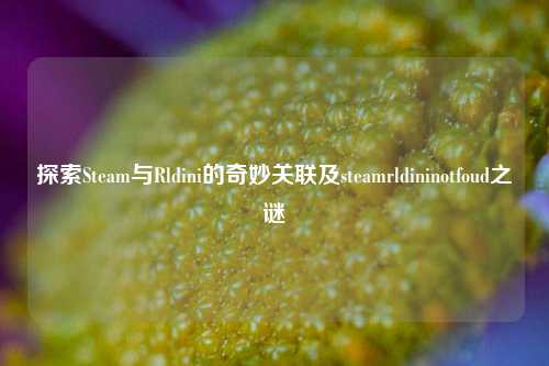 探索Steam与Rldini的奇妙关联及steamrldininotfoud之谜