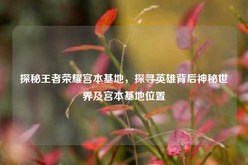 探秘王者荣耀宫本基地，探寻英雄背后神秘世界及宫本基地位置