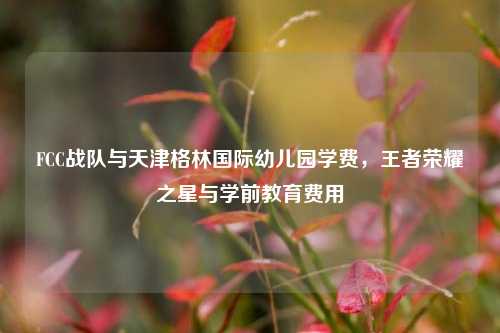 FCC战队与天津格林国际幼儿园学费，王者荣耀之星与学前教育费用