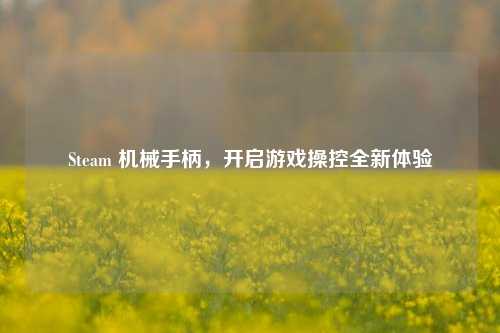Steam 机械手柄，开启游戏操控全新体验