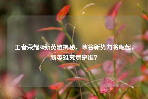 王者荣耀S8新英雄揭秘，峡谷新势力将崛起，新英雄究竟是谁？