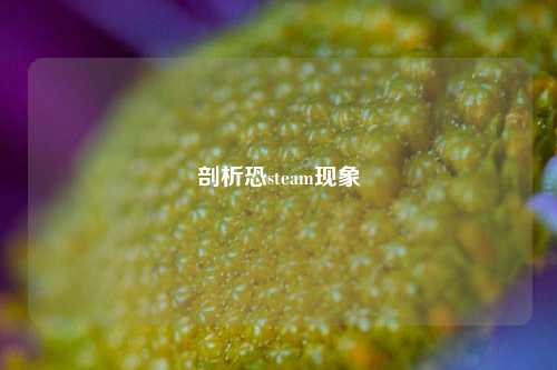 剖析恐steam现象