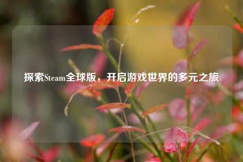 探索Steam全球版，开启游戏世界的多元之旅