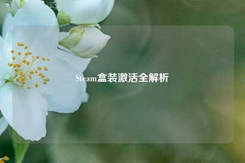 Steam盒装激活全解析
